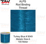 Load image into Gallery viewer, ALPS metalic rod binding thread turkey blue
