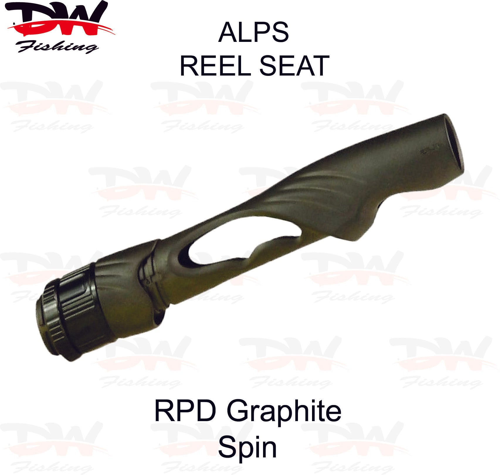 ALPS Exposed Blank Graphite Reel Seat Spin
