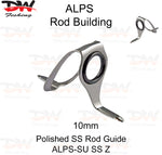Load image into Gallery viewer, ALPS SU heavy conventional stand up rod guide SUSS-Z 316 Stainless Steel Guide with Zirconium insert ring single 10mm
