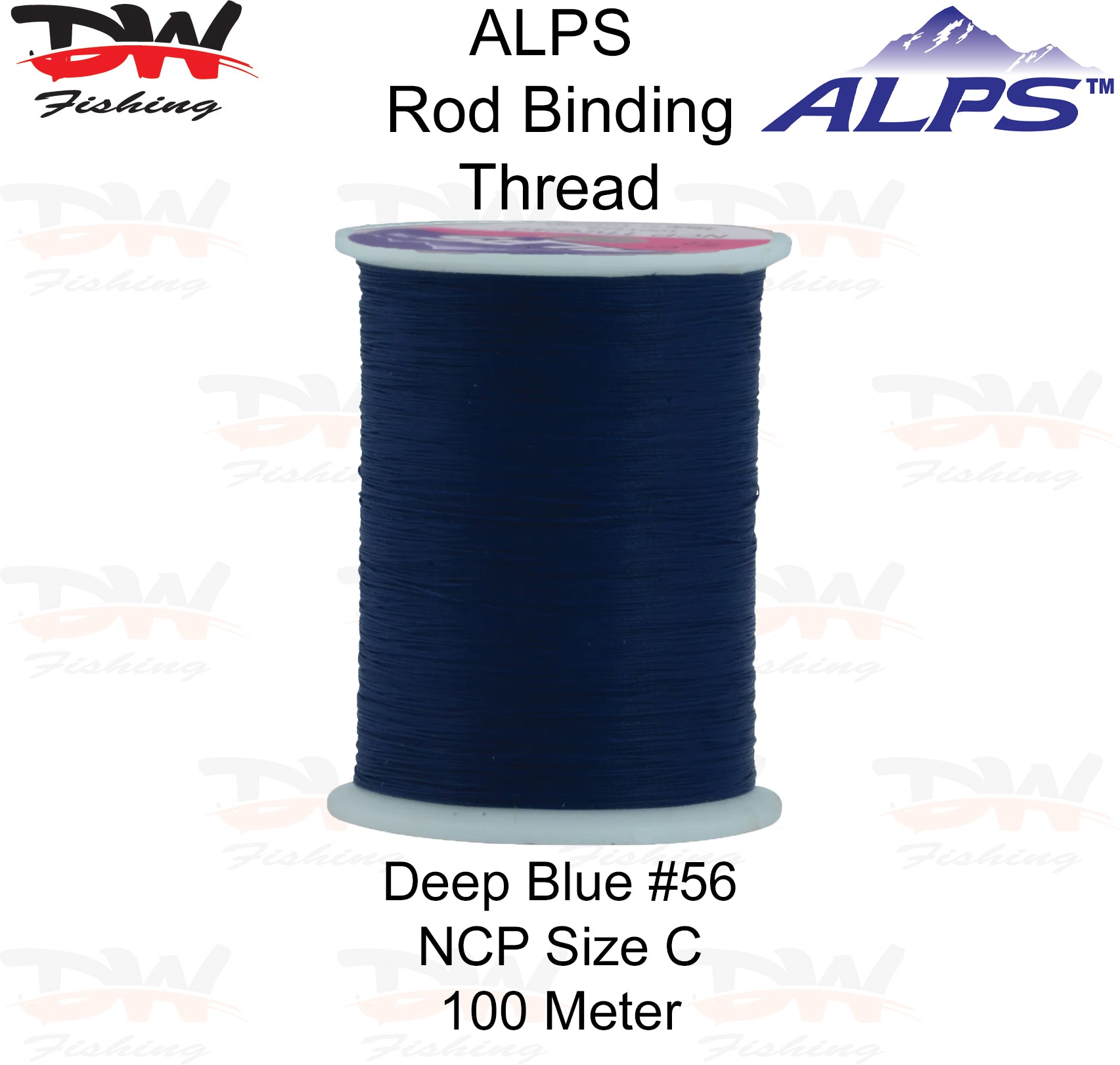 ALPS Rod Binding Thread  NCP Nylon Thread Size C 100mtrs – Dave's Tackle  Bag