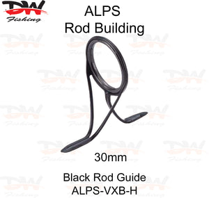 ALPS VX  premium 316 stainless steel black frame guide with Hard aluminium Oxide insert ring size 30mm VXB-H