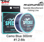 Load image into Gallery viewer, Angryfish speckle monofilanent camoufage blue 300mtr line number #1.2 8lb
