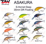 Load image into Gallery viewer, Asakura S-Hornet 3DR-Floating lure group of colours available
