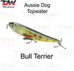 Load image into Gallery viewer, Walk the dog surface lure Aussie dog topwater 70mm single lure Bull Terrier is the colour name
