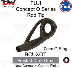 Fuji extra heavy duty rod tip BCUXOT frosted black frame 10mm