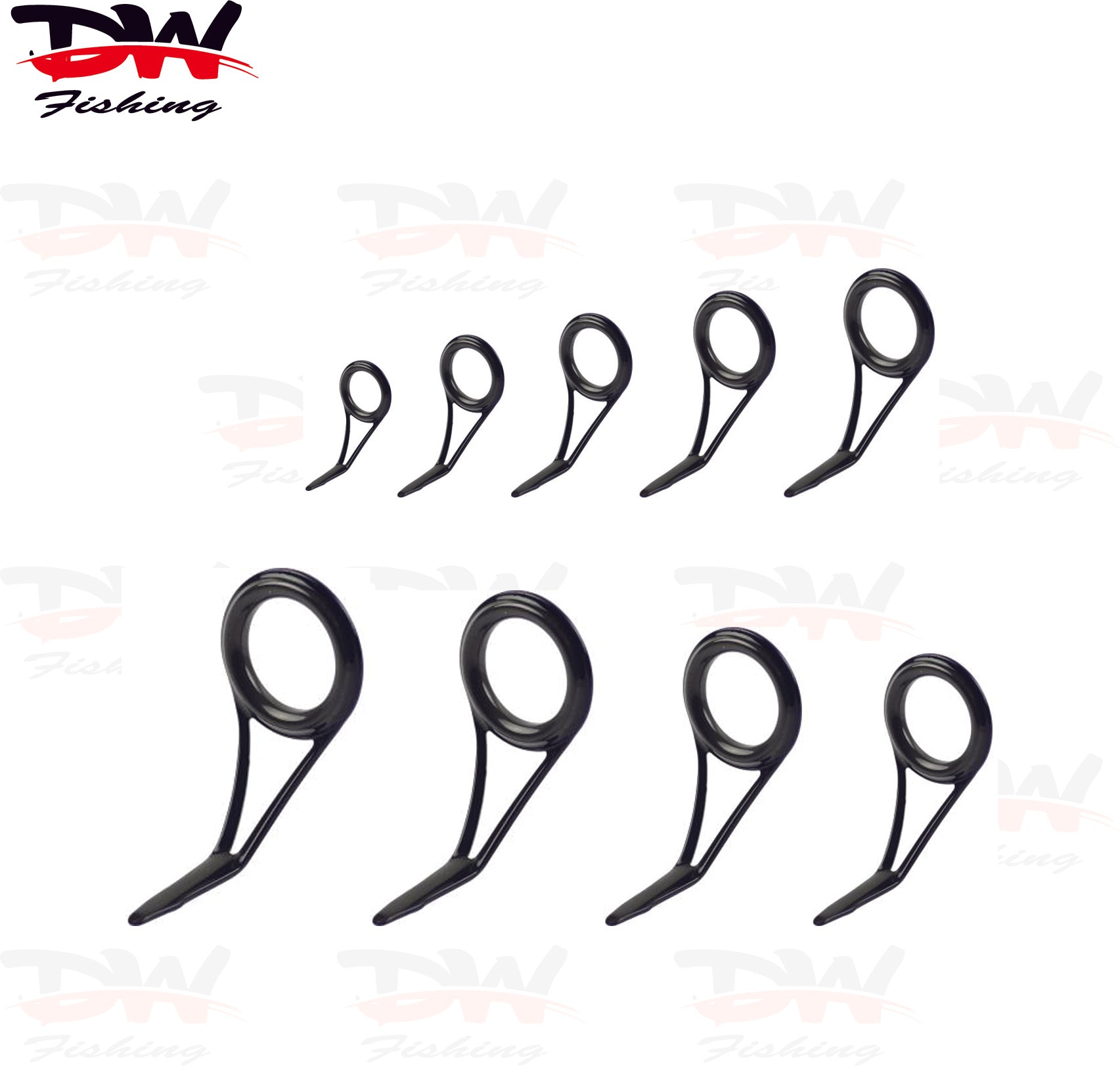 Guide Fuji Rod Rings Fuji BLVOG Black O Ring Rod Guide Rod