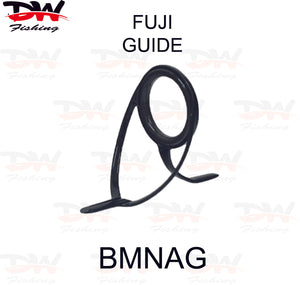 Fuji BMNAG rod guide black frame Alconite guide single