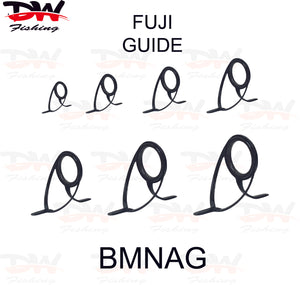 Fuji BMNAG rod guide black frame Alconite guide group