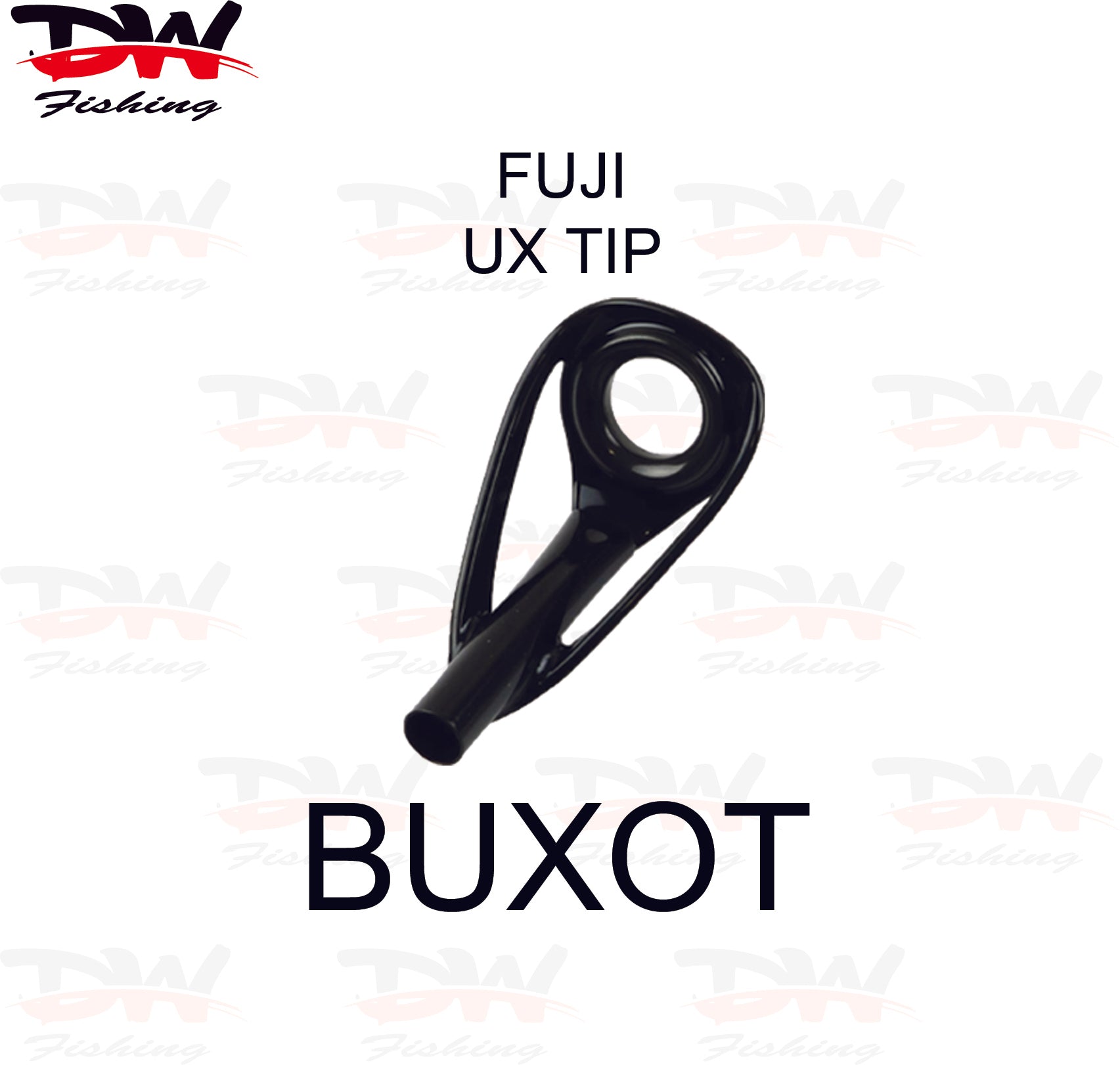 Fuji extra heavy duty rod tip BCUXOT frosted black frame single fuji rod tip top