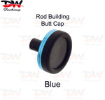 Load image into Gallery viewer, fishing rod butt cap blue coloured aluminium anodised ring
