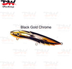 Load image into Gallery viewer, Cutting edge lure black gold chrome
