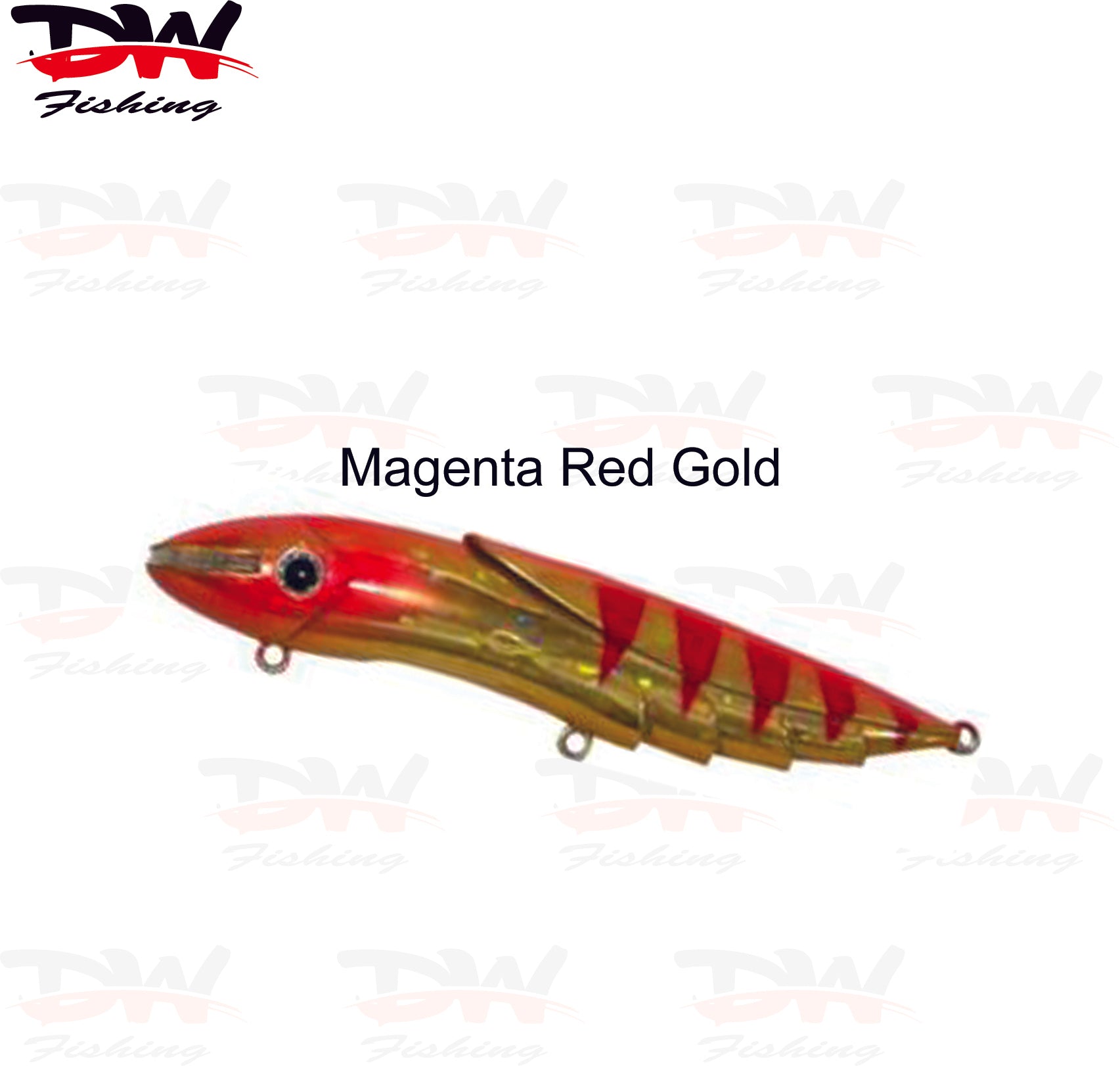 Cutting edge lure magenta red gold