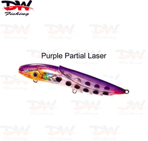 Cutting edge lure purple partial laser