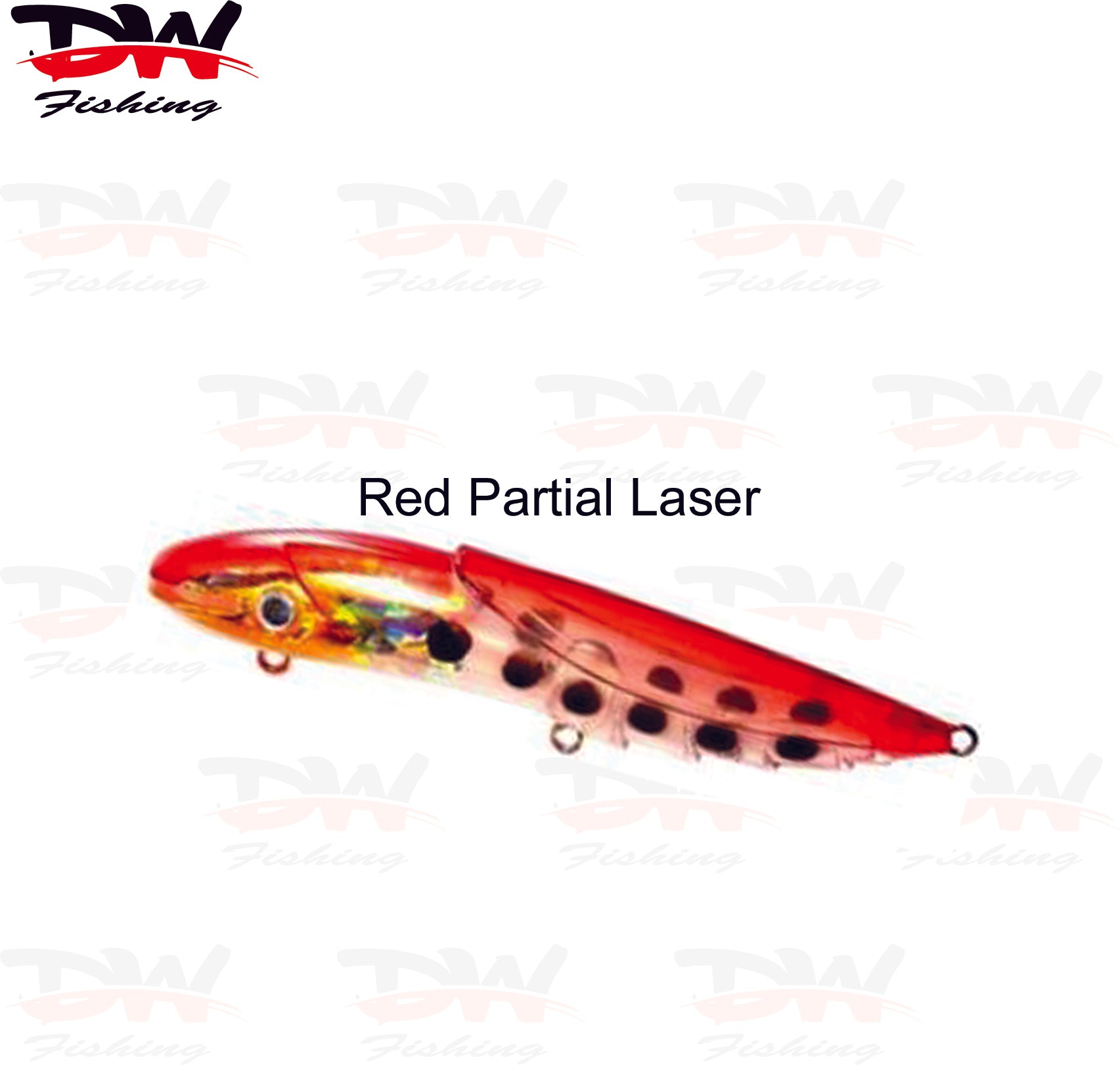 Cutting edge lure red partial laser