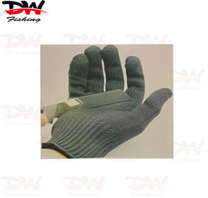 Stainless steel filleting glove gives best knife cut protection