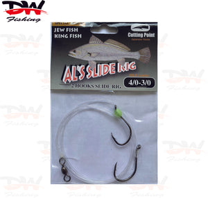 Al's Slide rig size 4/0 3/0, ideal for big baits on king fish and jew