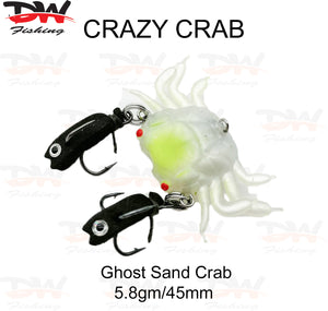 Soft Plastic Crazy Crab 45mm Lure Imitation Ghost sand crab