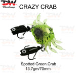 Load image into Gallery viewer, Soft Plastic Crazy Crab 70mm Lure Imitation Spotted green crab
