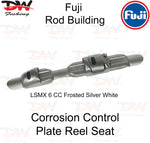 Load image into Gallery viewer, Fuji plate reel seat, Corrosion control LSMX 6 CC frosted silver whites
