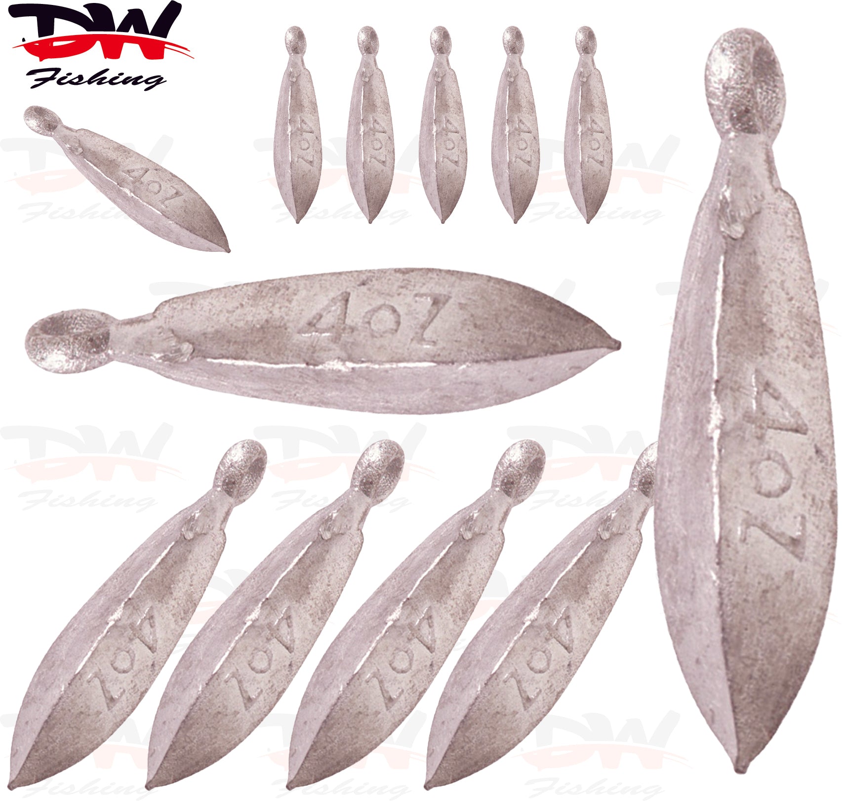 DW Fishing Snapper/Reef Sinkers Value packs