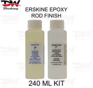 Erskine epoxy custom rod building resin 240ml pack