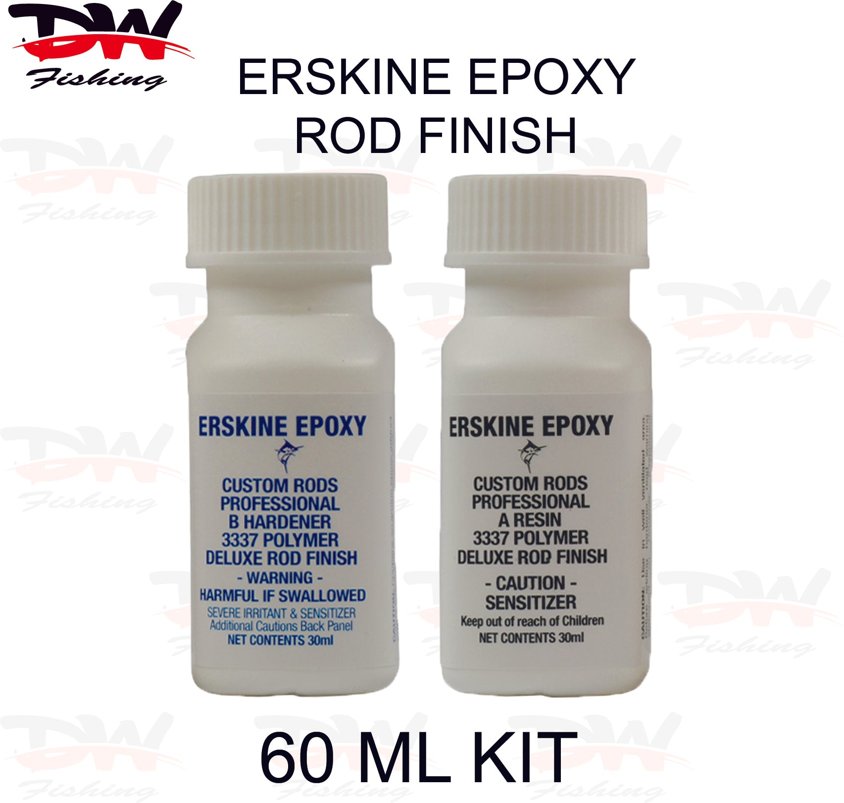 Erskine epoxy custom rod building resin 60ml pack