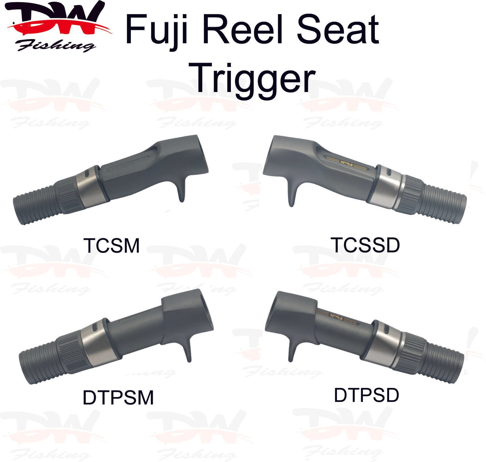 Fuji Reel Seat | Trigger Grip Graphite Casting Reel Seat