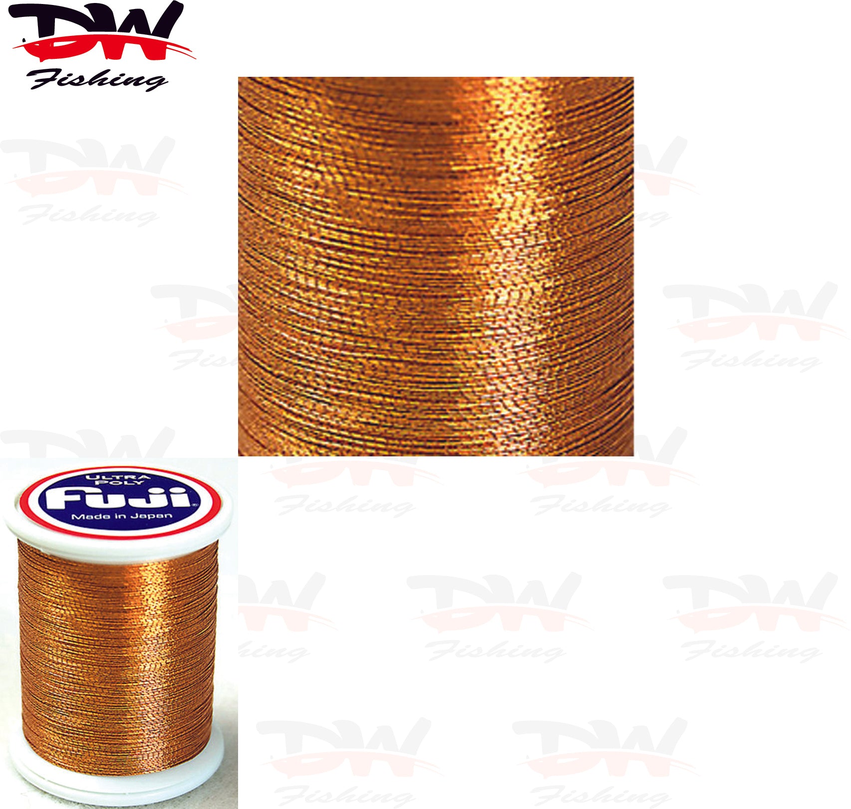 Fuji Poly Thread, Size A 100mtrs, Metallic Rod Binding Thread