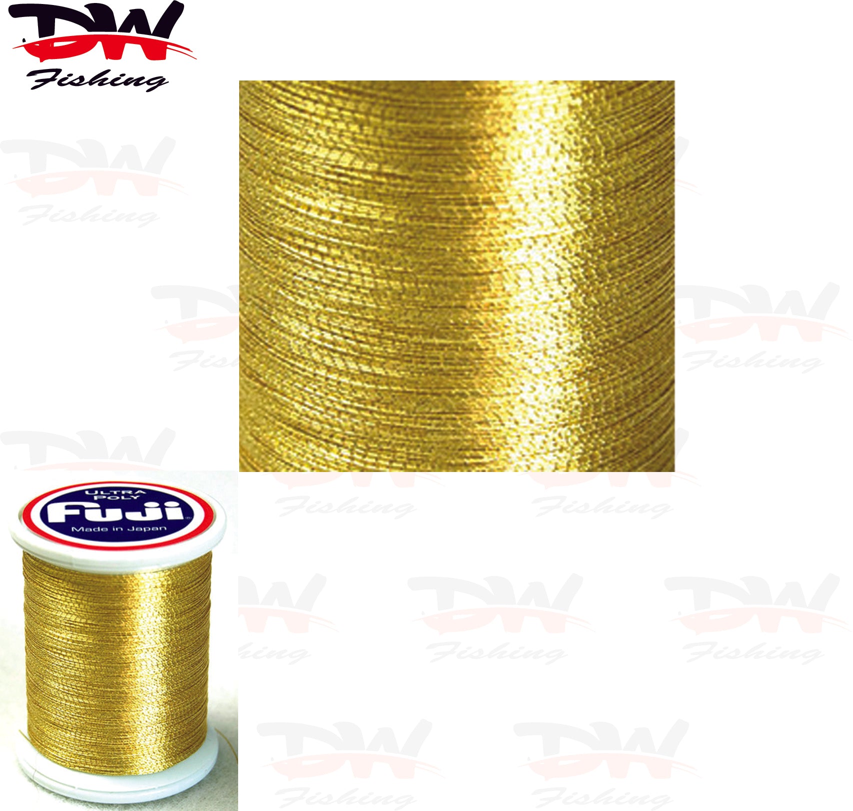 Fuji Poly Thread, Size A 100mtrs, Metallic Rod Binding Thread