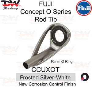 Fuji extra heavy duty rod tip CCUXOT frosted silver frame 10mm