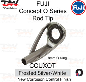 Fuji extra heavy duty rod tip CCUXOT frosted silver frame 8mm