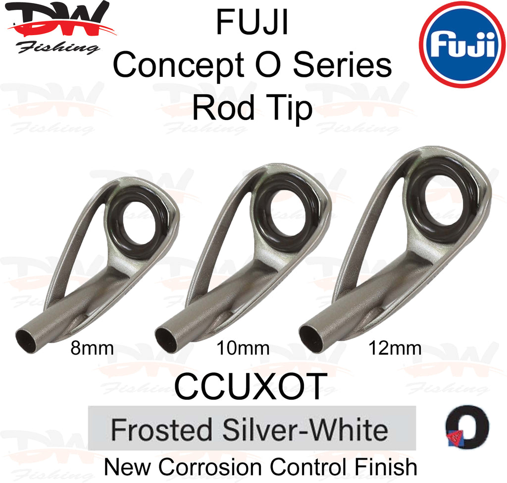 Fuji extra heavy duty rod tip CCUXOT frosted silver frame group