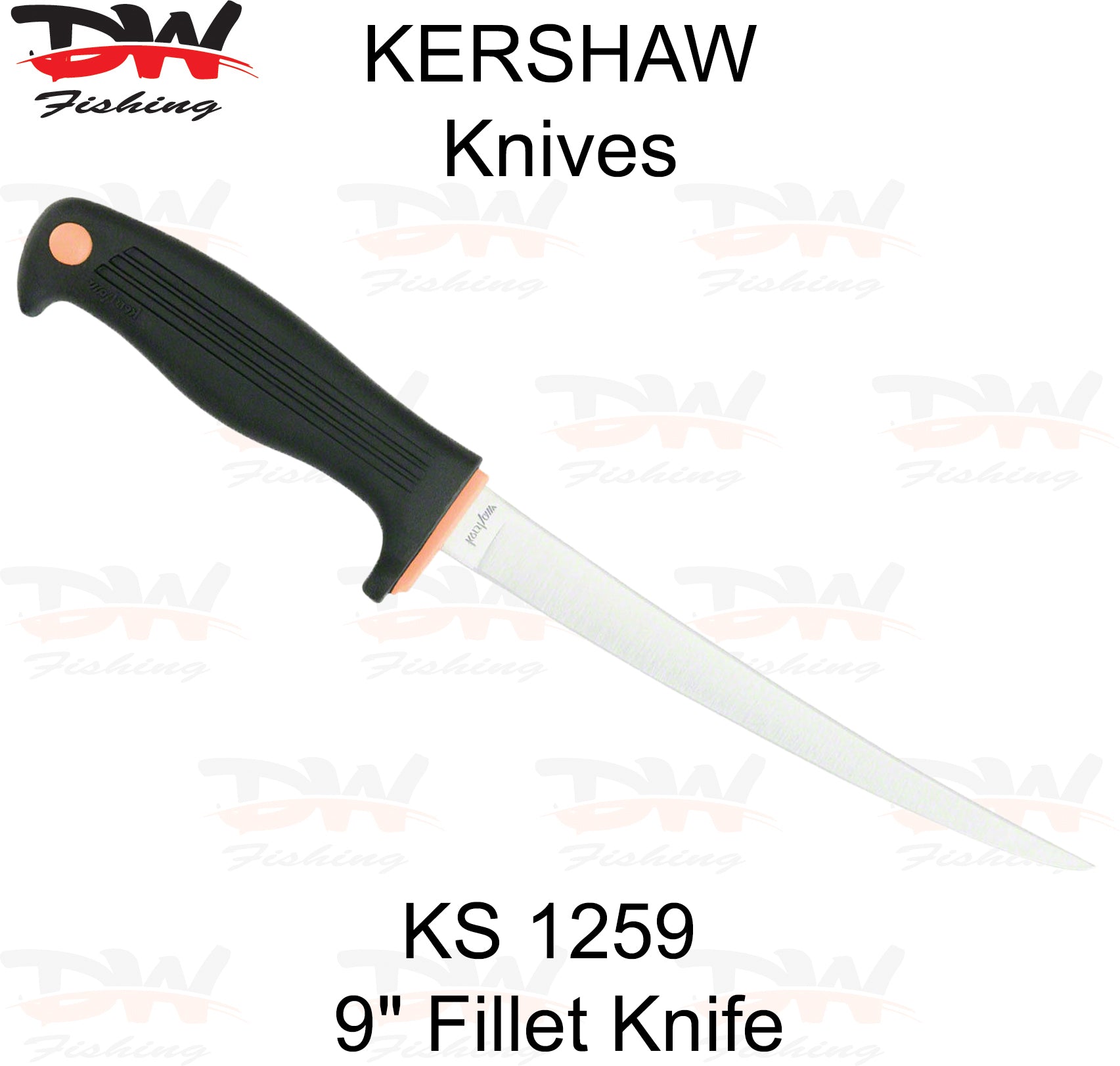 Kershaw 9 Clearwater Fish Fillet Knife with Protective Sheath