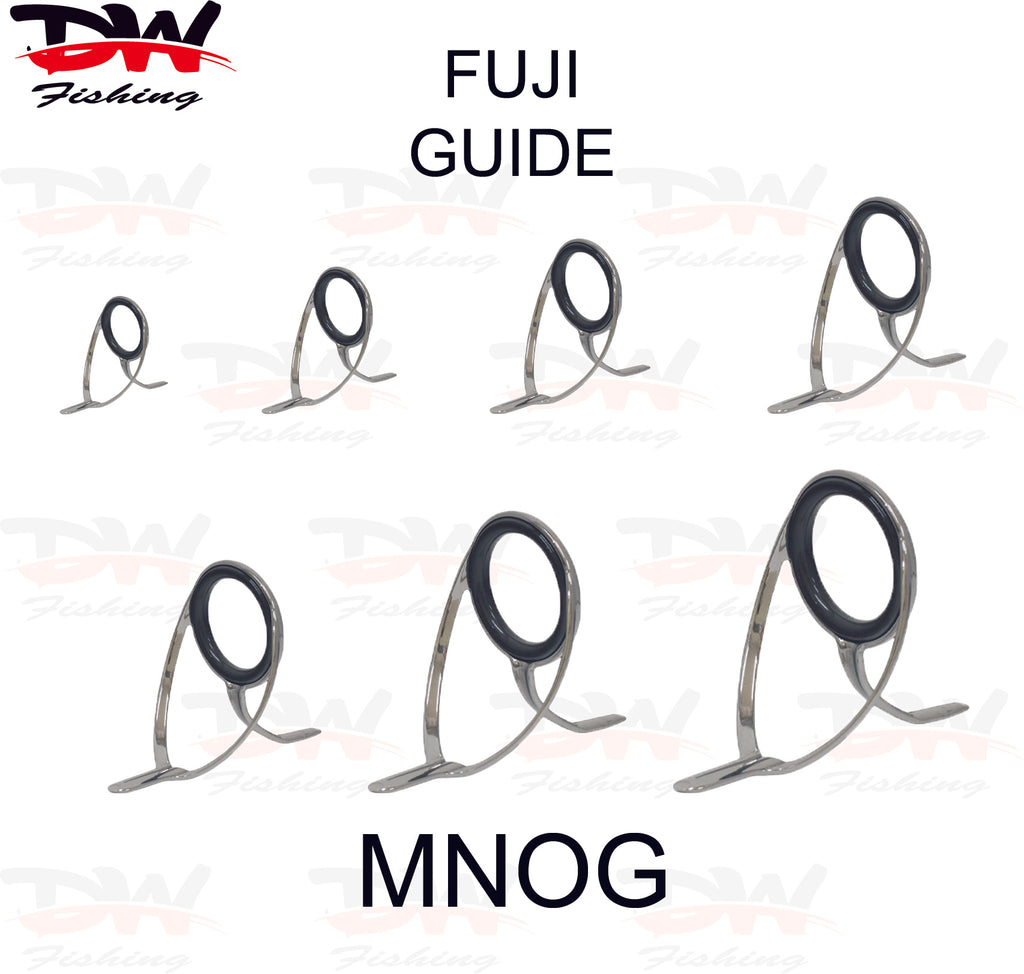 Fuji MNOG rod guide polished silver frame guide group