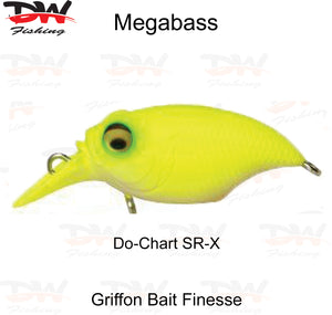 Megabass Griffon Bait Finesse MR-X Crank Bait, Middle Runner, Floating Lure