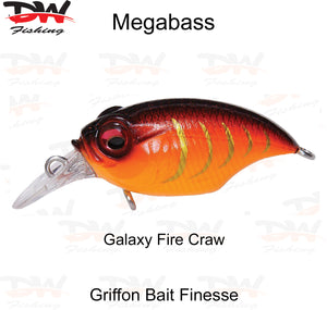 Megabass Griffon Bait Finesse MR-X Crank Bait, Middle Runner, Floating Lure