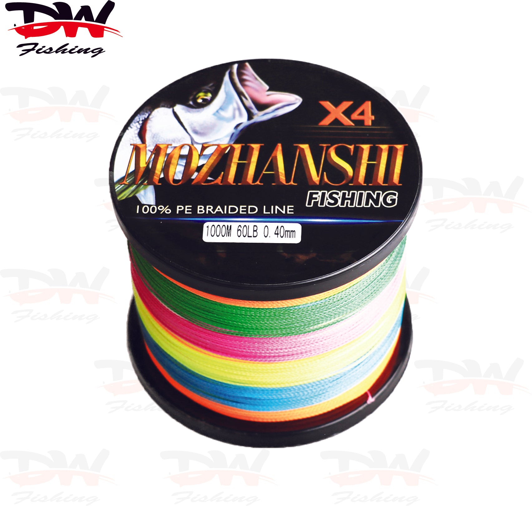 Braid Fishing Line | Multi Colour X4 Braid | MOZHANSHI Spectra Braid