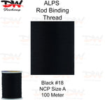 Load image into Gallery viewer, ALPS nylon rod binding thread black

