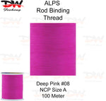 Load image into Gallery viewer, ALPS nylon rod binding thread deep pink
