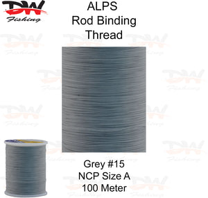 ALPS nylon rod binding thread grey