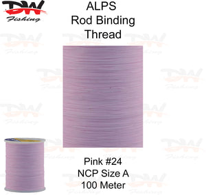 ALPS nylon rod binding thread pink