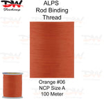 Load image into Gallery viewer, ALPS nylon rod binding thread orange
