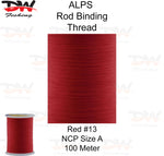 Load image into Gallery viewer, ALPS nylon rod binding thread red
