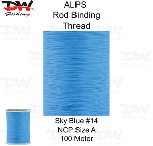 ALPS nylon rod binding thread sky blue