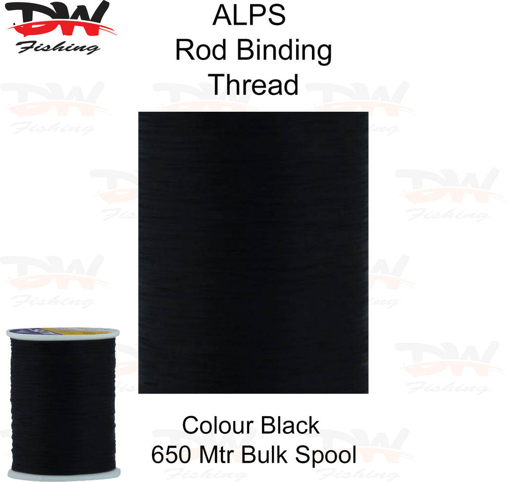 ALPS bulk nylon rod binding thread black 