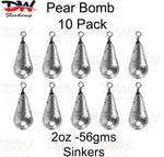 Load image into Gallery viewer, Pear bomb reef sinker 2oz-56gms 10 pack
