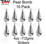 Load image into Gallery viewer, Pear bomb reef sinker 4oz-112gms 10 pack
