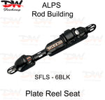 Load image into Gallery viewer, ALPS plate reel seat slide lock reel seat size 6 black
