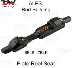 ALPS plate reel seat slide lock reel seat size 7 black