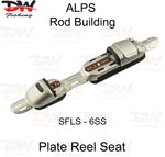 Load image into Gallery viewer, ALPS plate reel seat slide lock reel seat size 6 stainless steel
